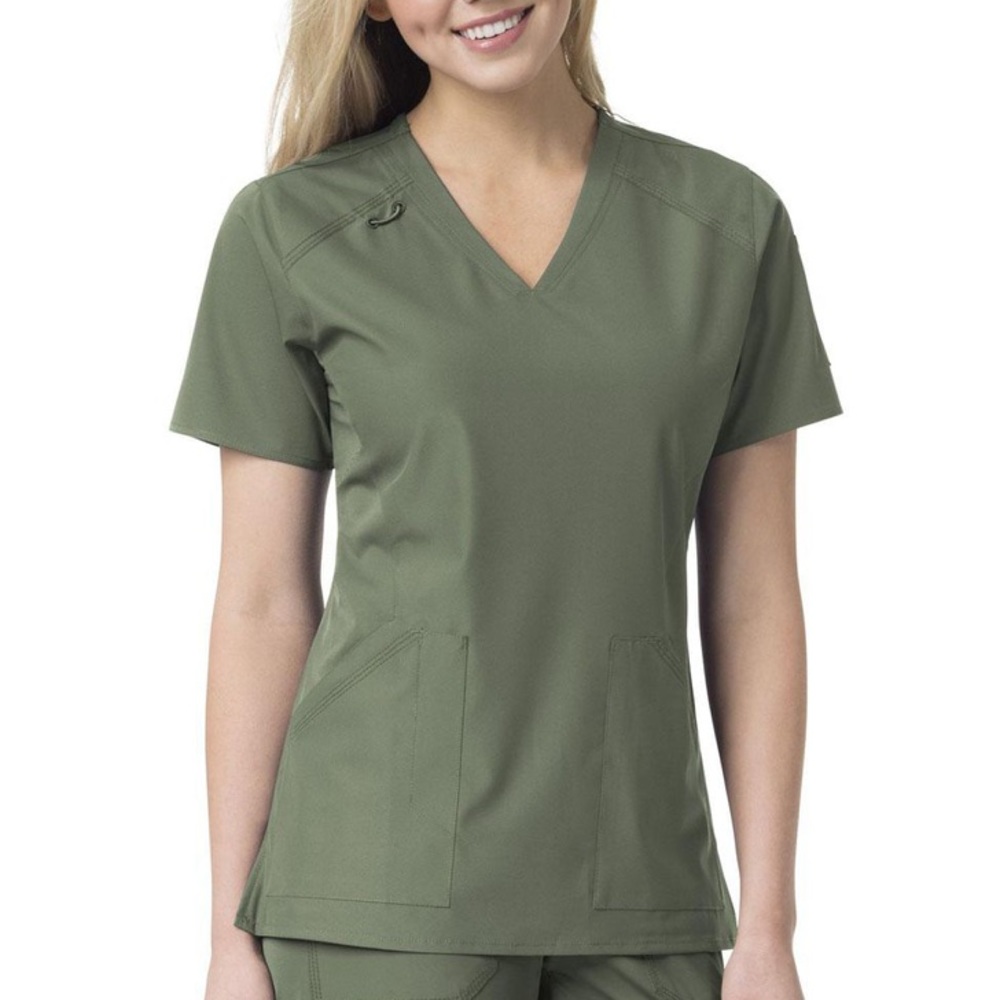 Women’s Carhartt Liberty Multi-Pocket V-Neck Scrub Top Size XL New with Tags